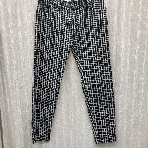Kenzo size 36 black & white pants - Picture 2 of 4